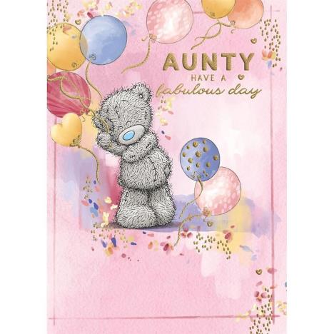 Aunty Me to You Bear Birthday Card